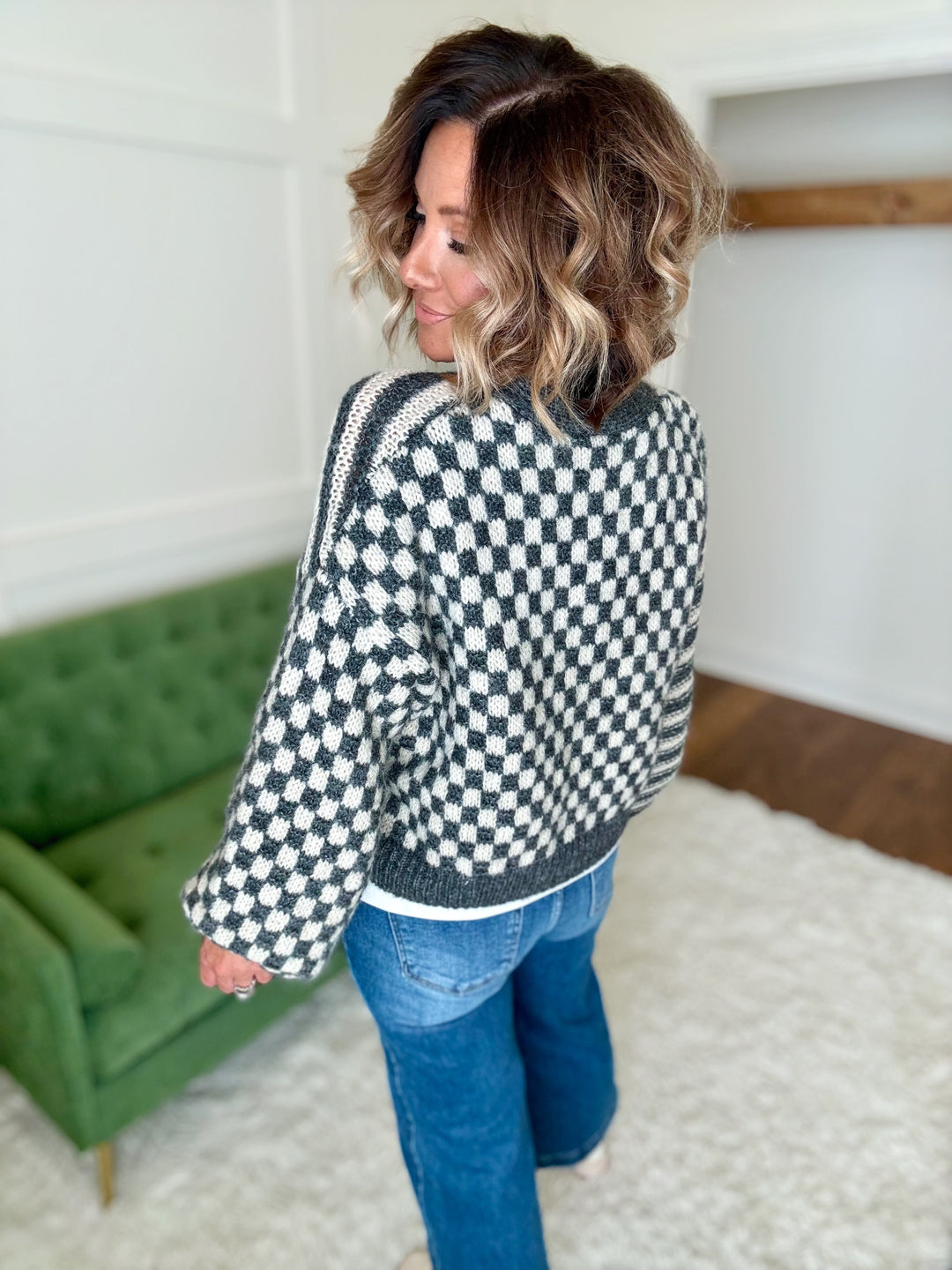 The Drop Shoulder Knit Cardigan