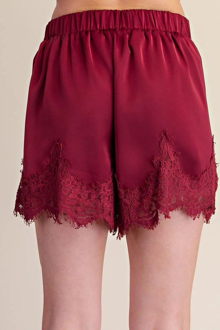 The Sheila Satin Short