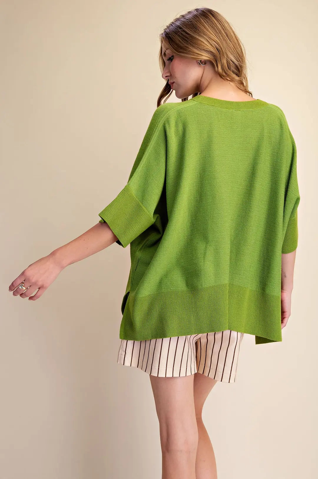 The Easy Does It Short sleeve Sweater