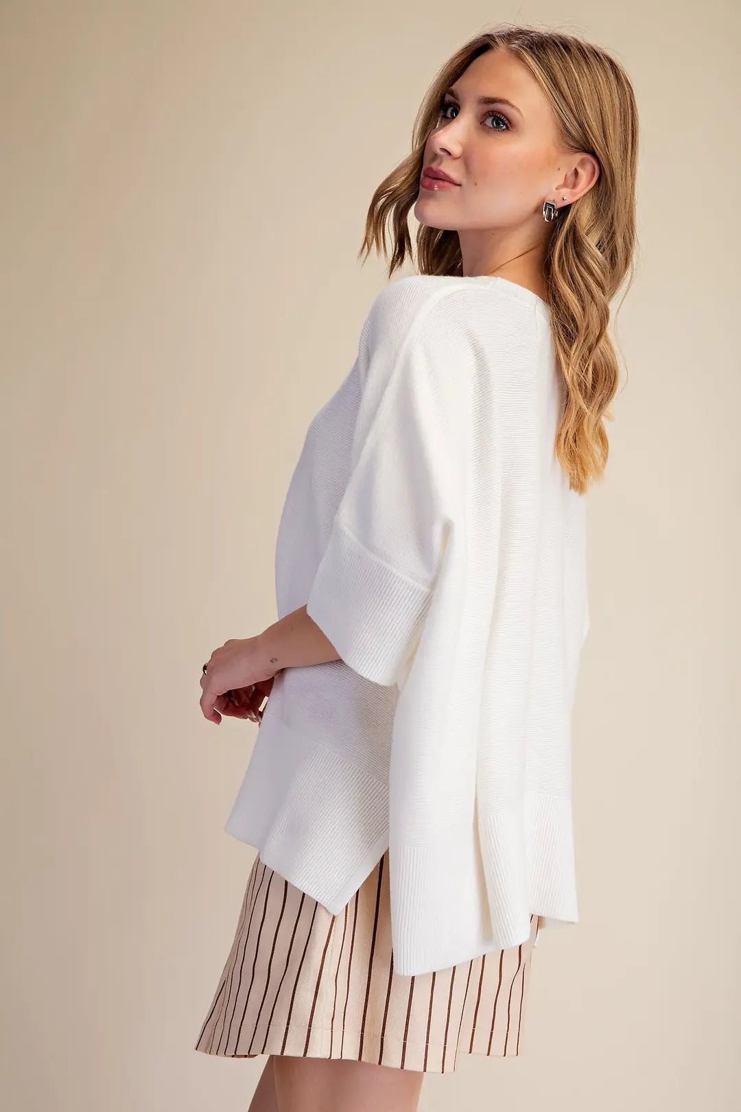 The Easy Does It Short sleeve Sweater