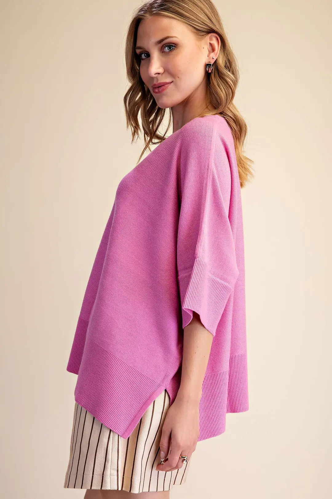 The Easy Does It Short sleeve Sweater