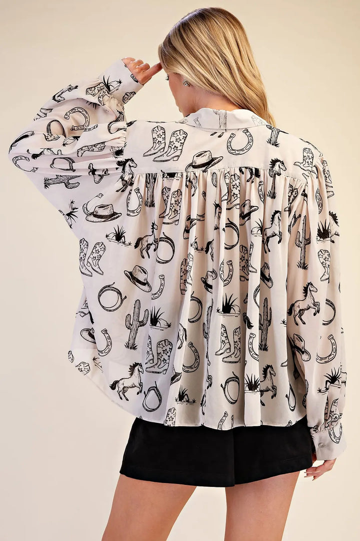 The Howdy Honey Western Top
