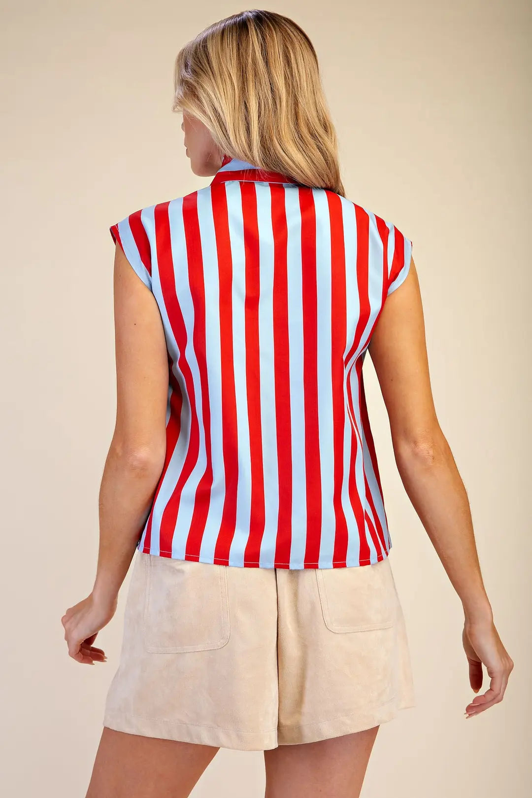 The Bow Me Away Stripe Top