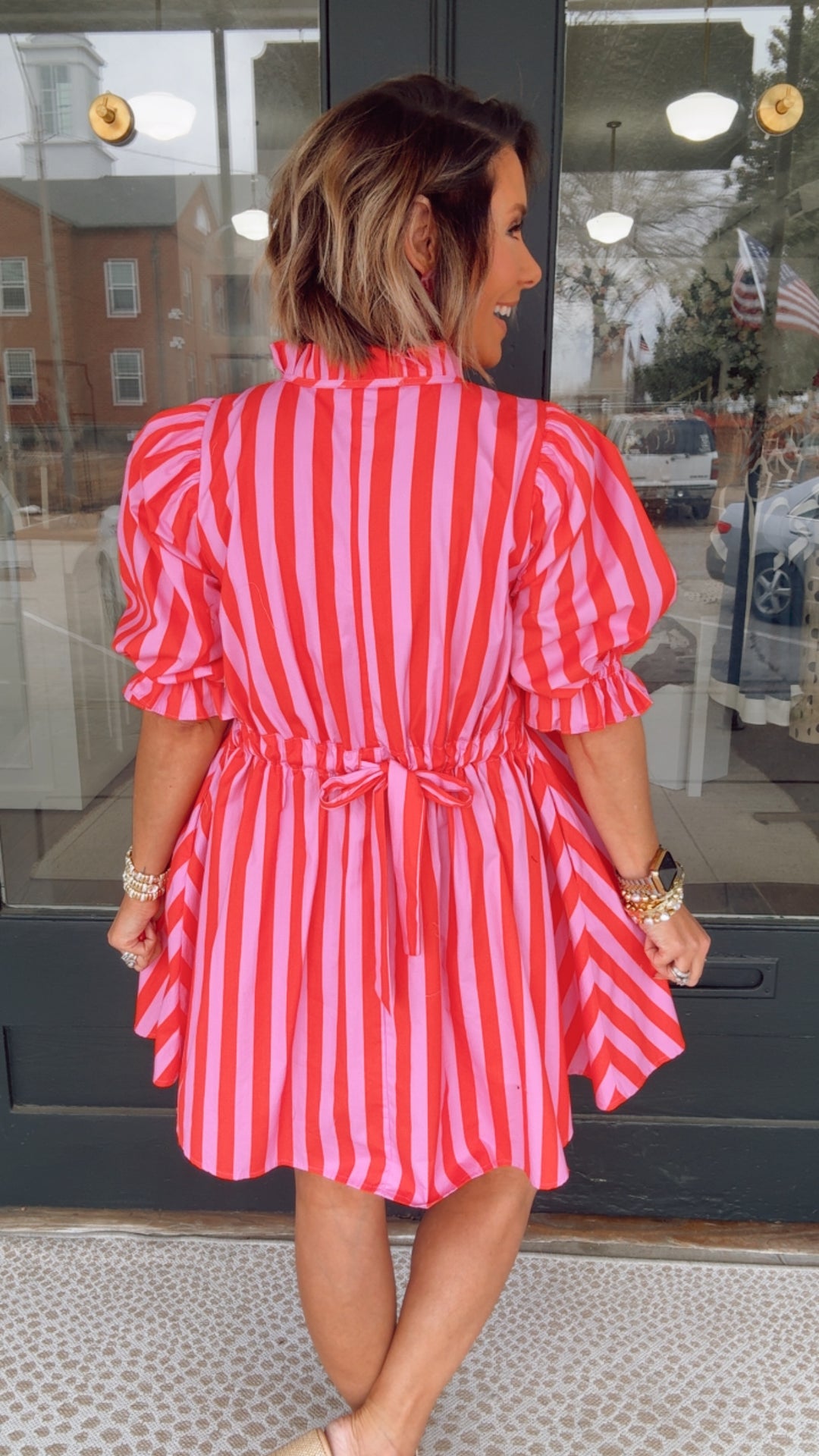 The Madison Stripe Shift Dress