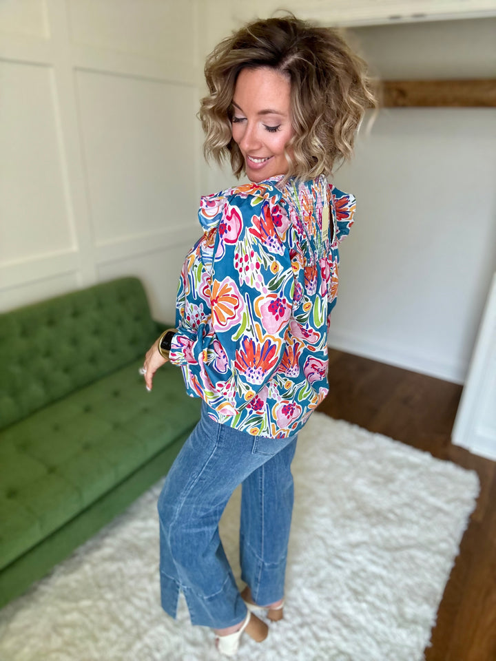 The Floral Fusion Top