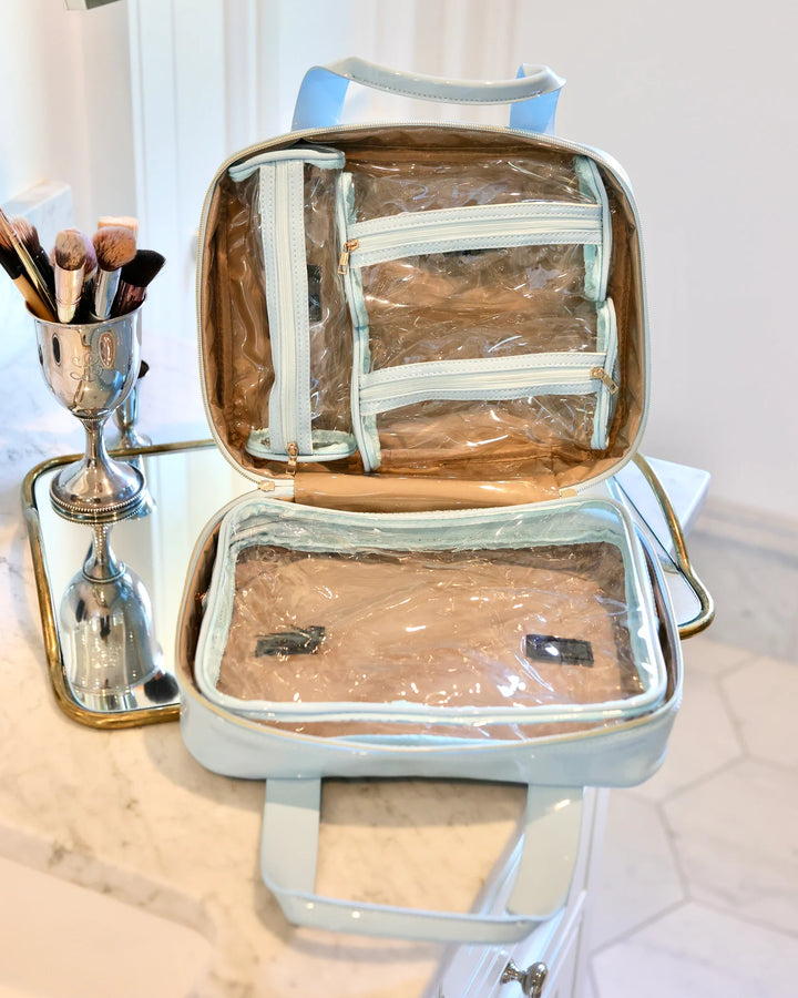 Punta Cana Large Case Light Blue Patent