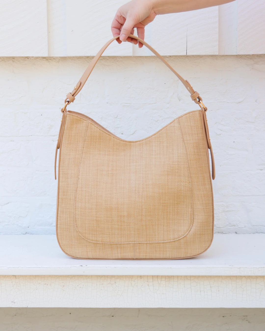 Hadlee Hobo Bag Natural
