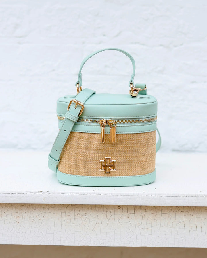 Audrey Handbag Natural Mint