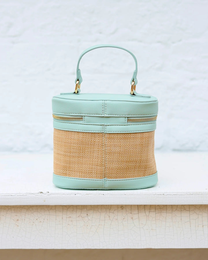 Audrey Handbag Natural Mint