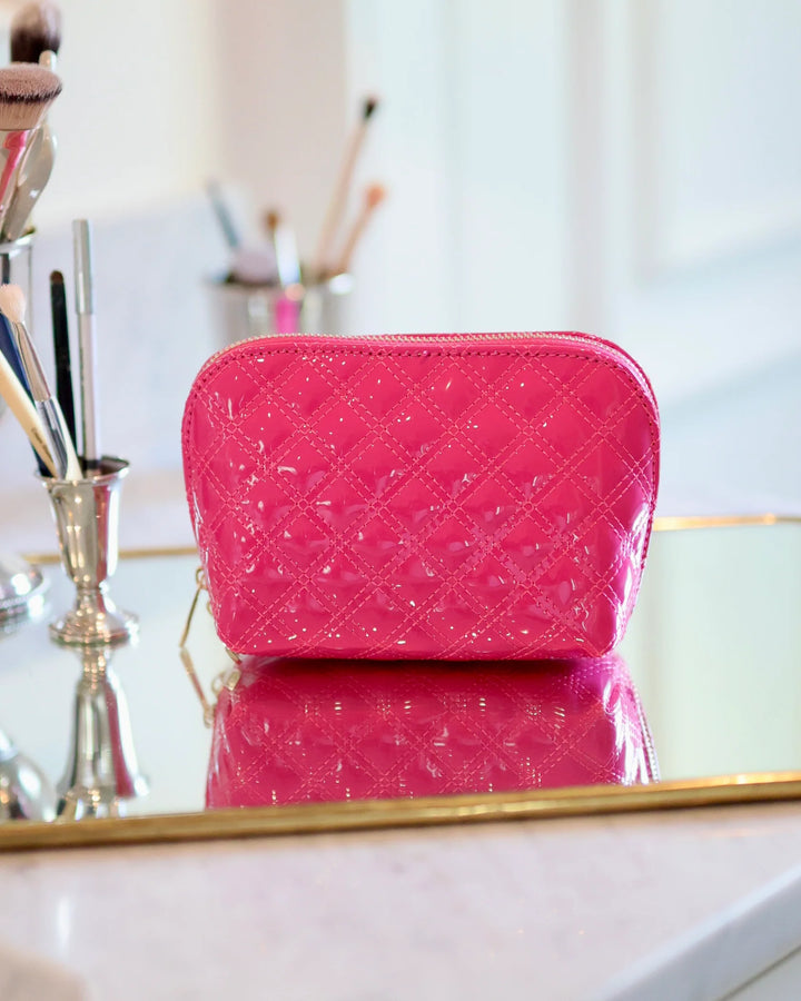 Ibiza Small Pouch Hot Pink Patent
