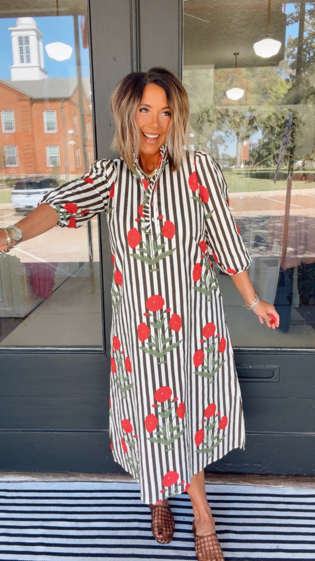 The Poppy & Stripe Maxi Dress