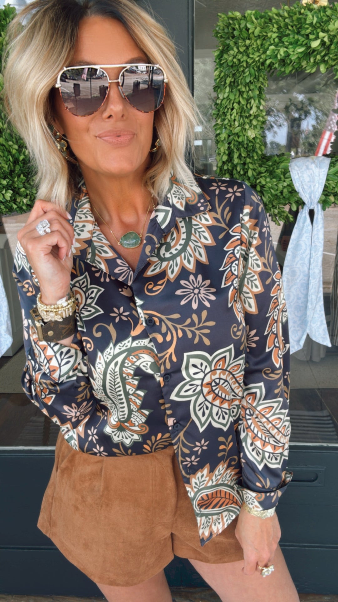 The Paisley Print Top