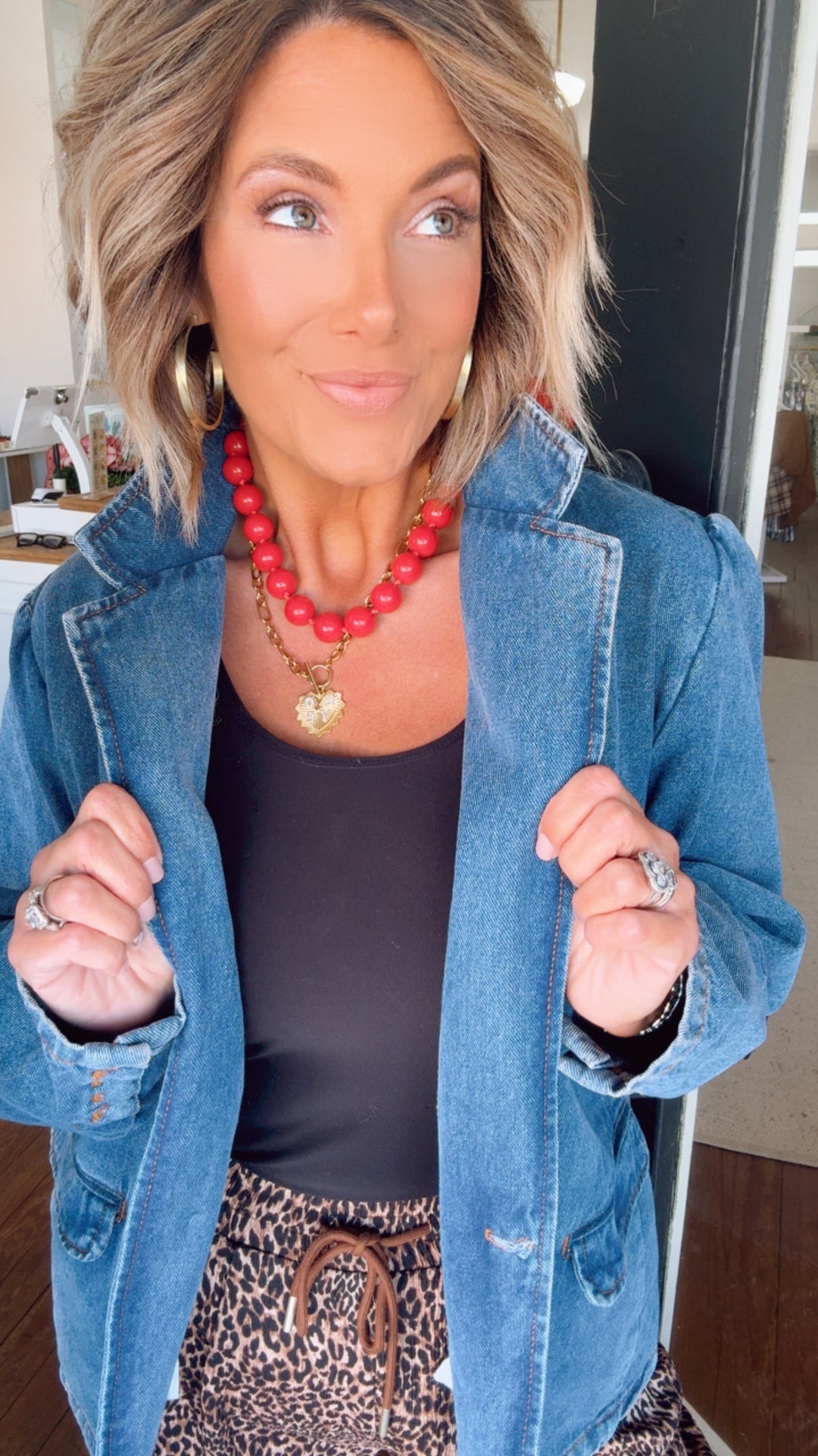 The Daisy Denim Blazer