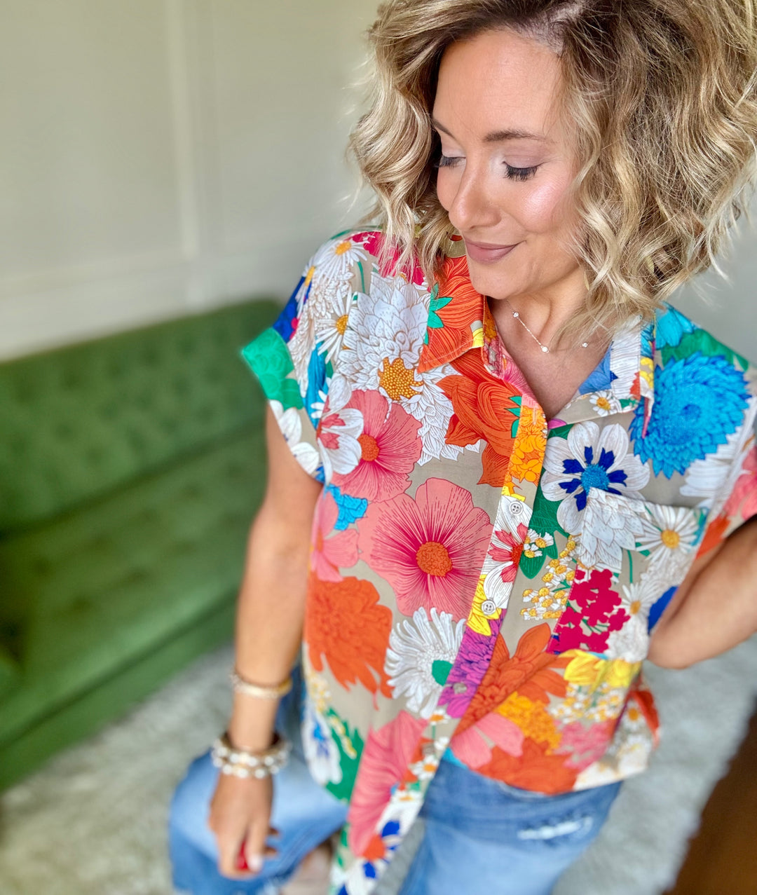 The Tropical Print Top