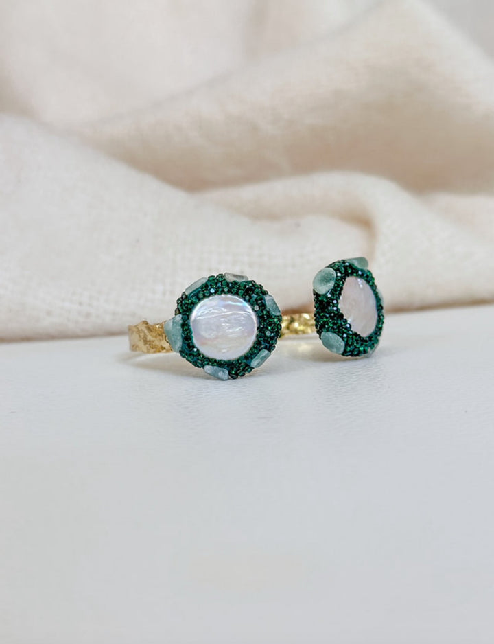 Easton Elle Green Bling Cuff