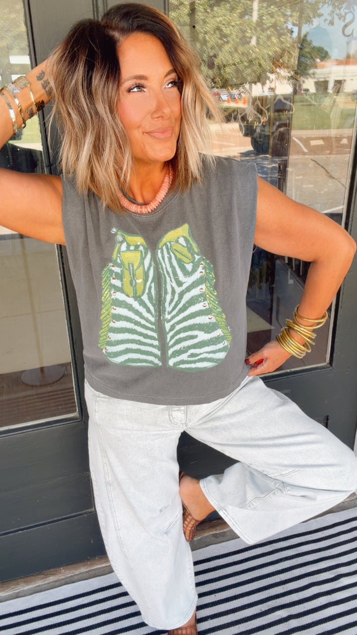 Wild Side Western Muscle Tee