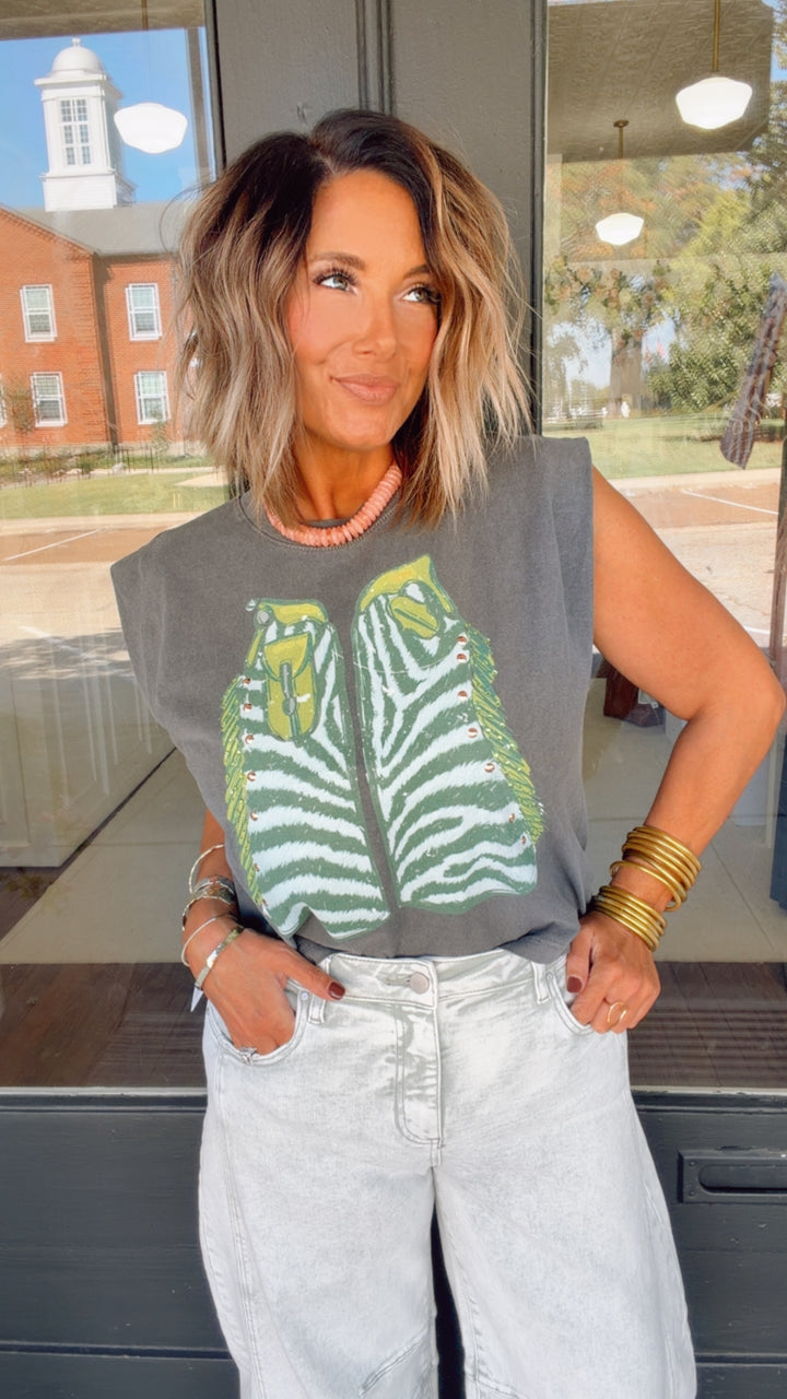 Wild Side Western Muscle Tee
