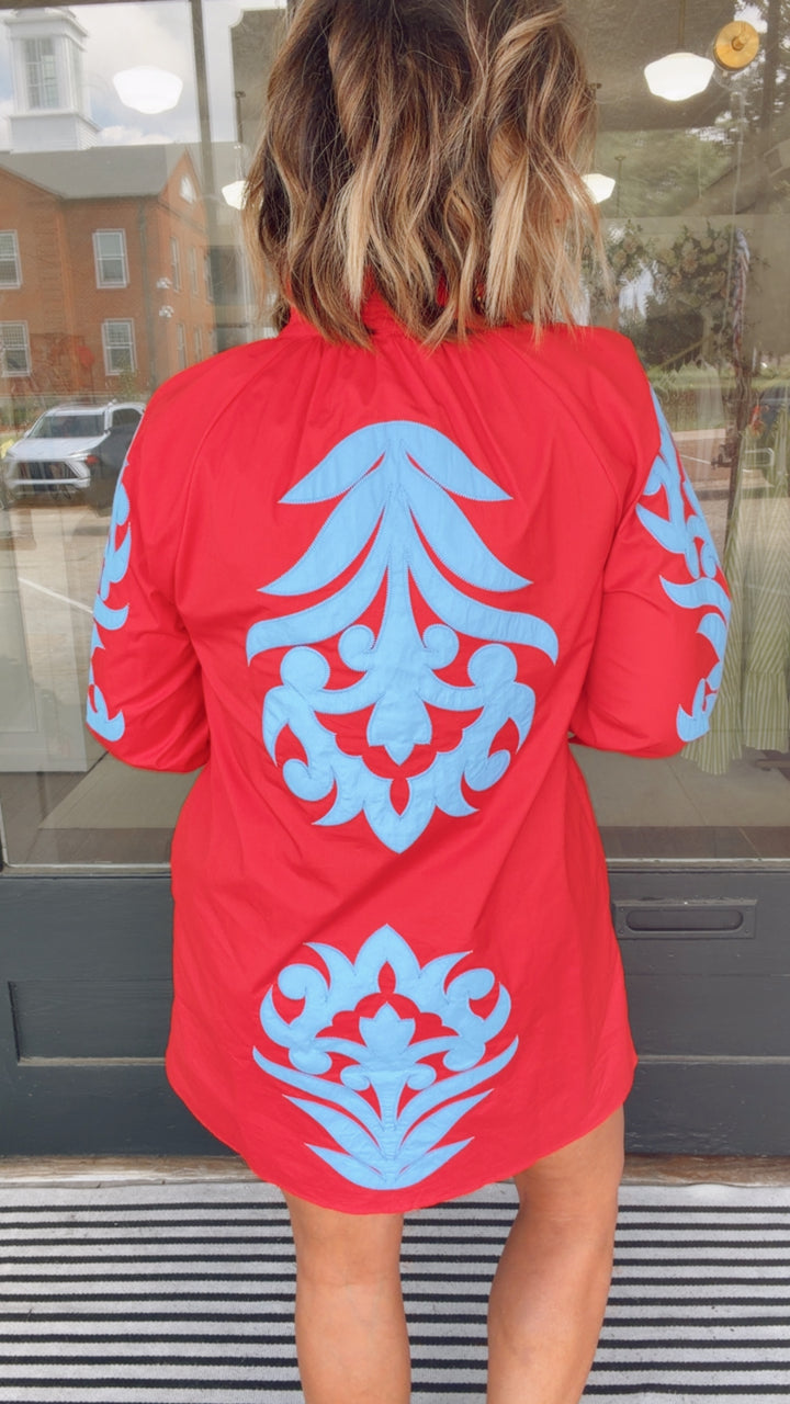 The Scarlet Statement Dress
