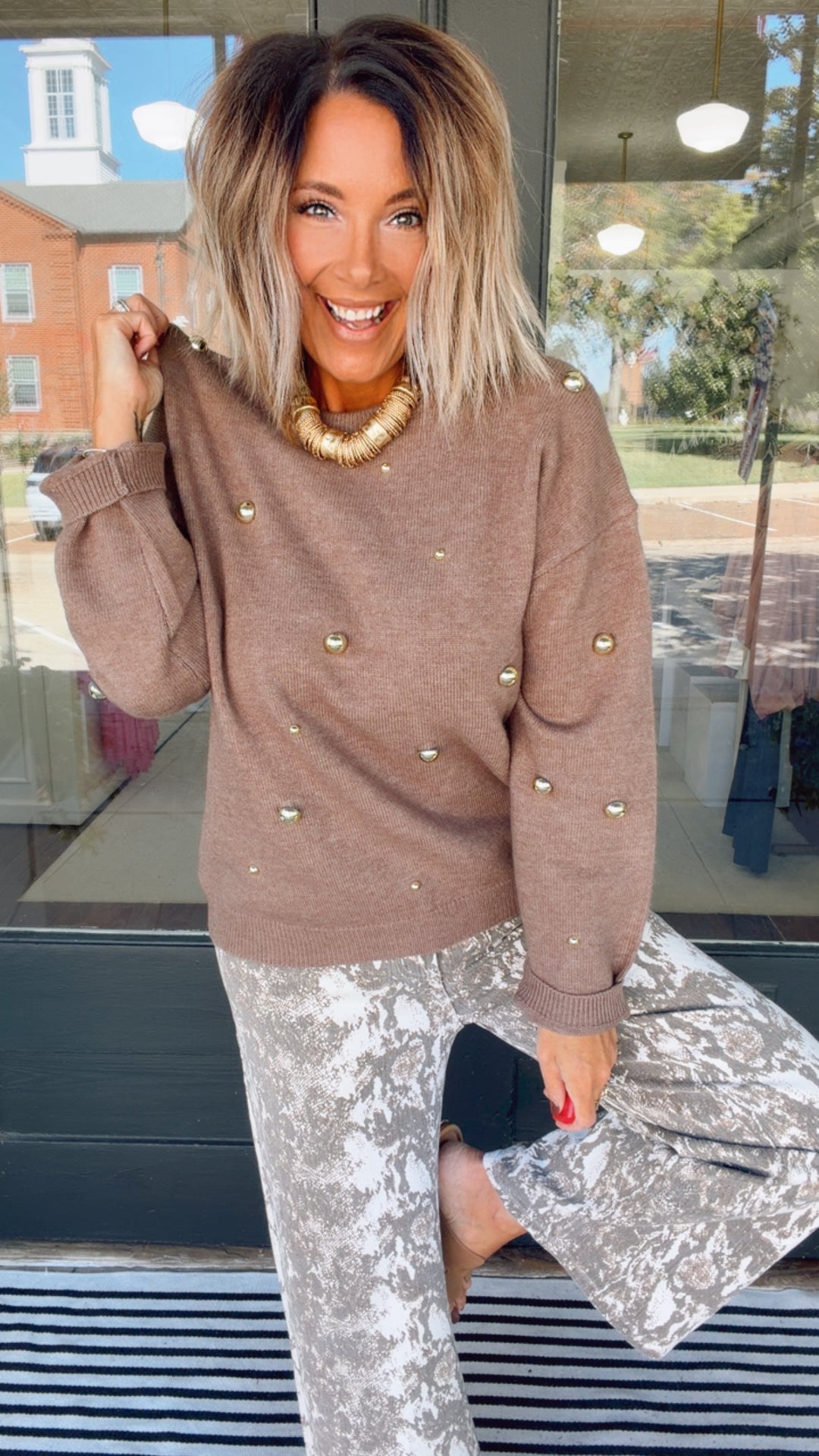The Golden Touch Sweater