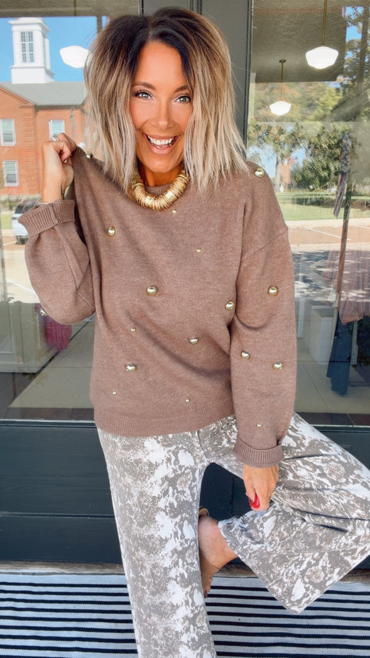 The Golden Touch Sweater