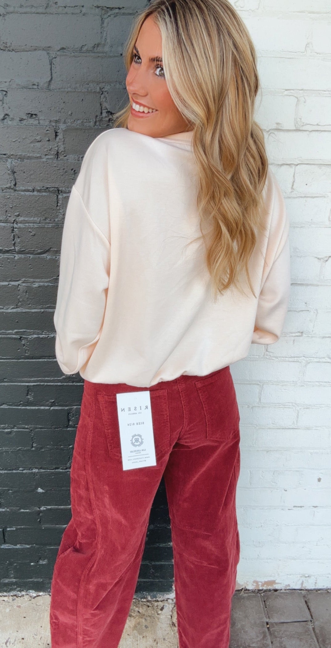 Floral Front Sweater