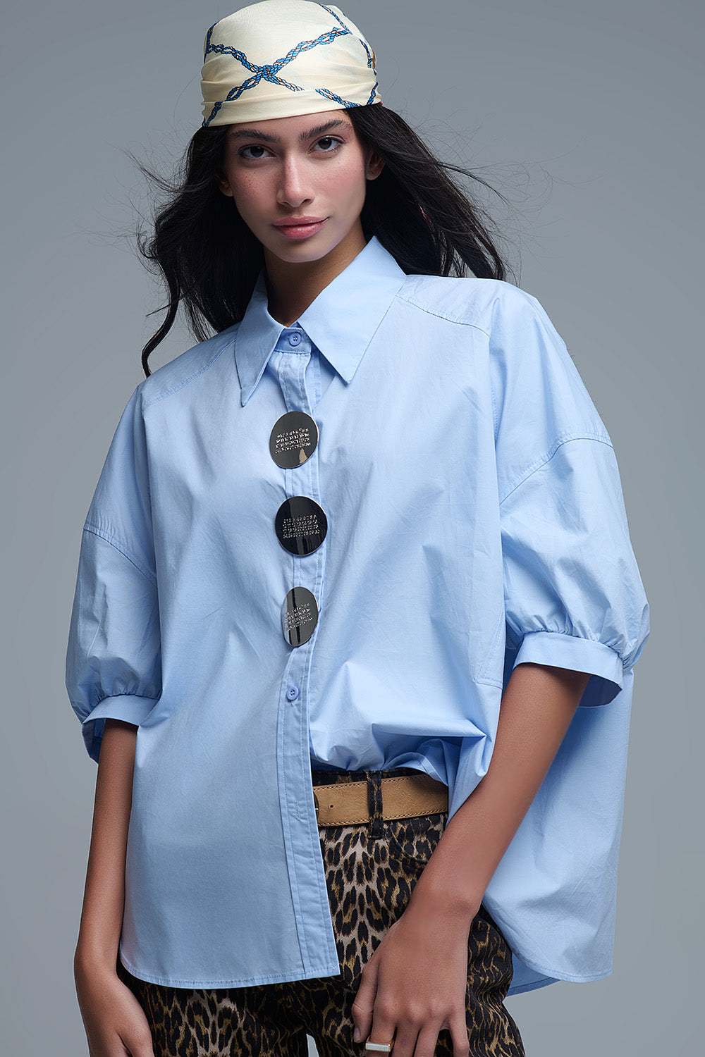 The Baylor Button Top