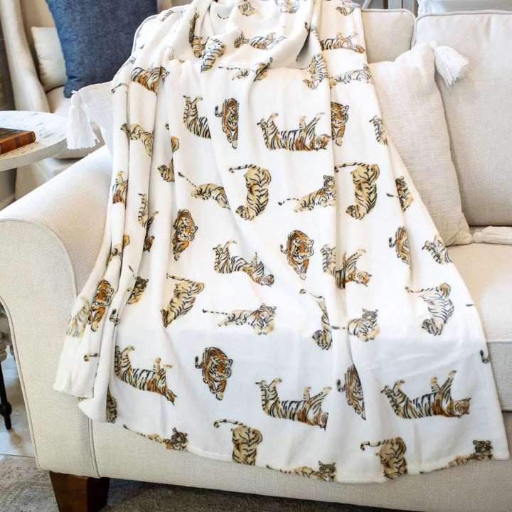The Forever Tiger Throw Blanket