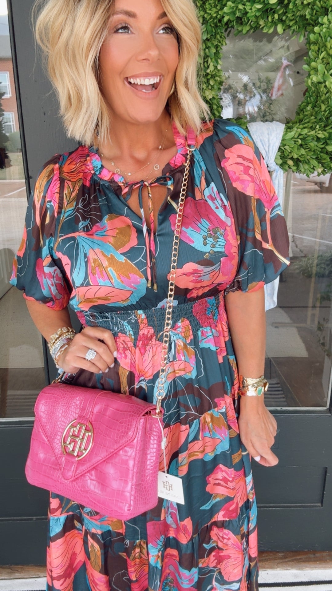 THML Betty Midi Dress