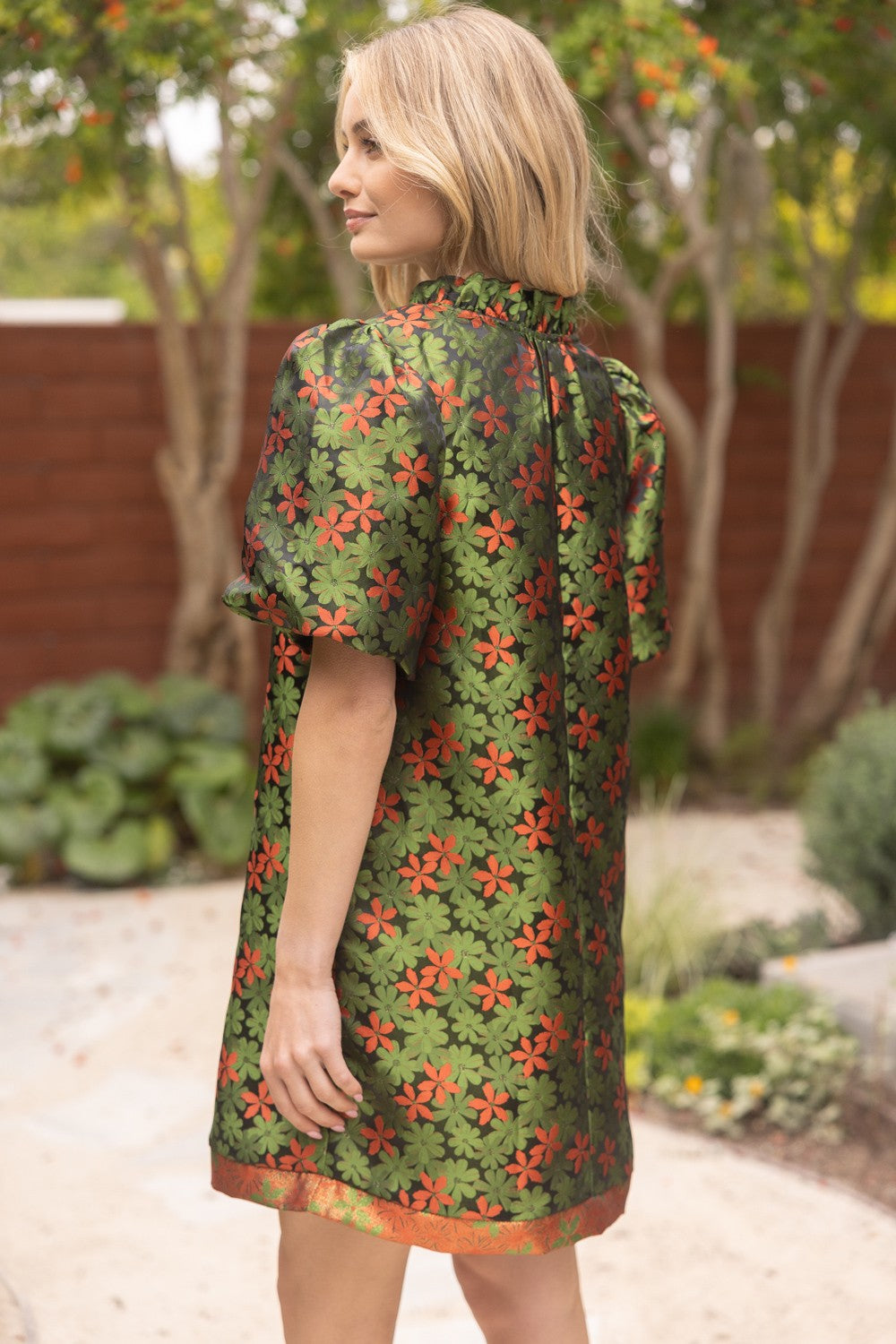 The Jaquard Floral Dress