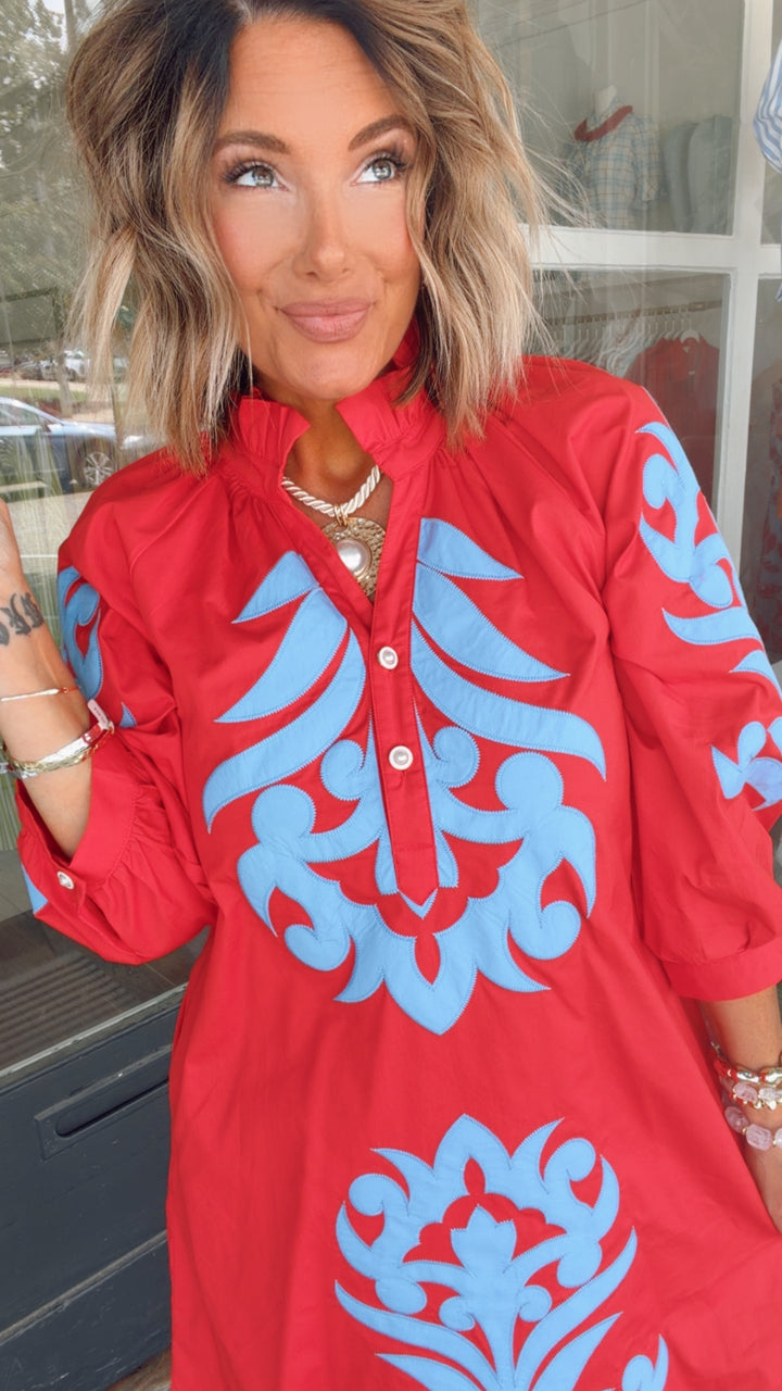 The Scarlet Statement Dress