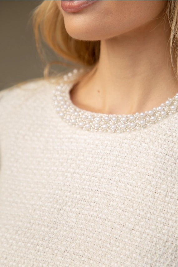 The Pearl Trim Treed Top