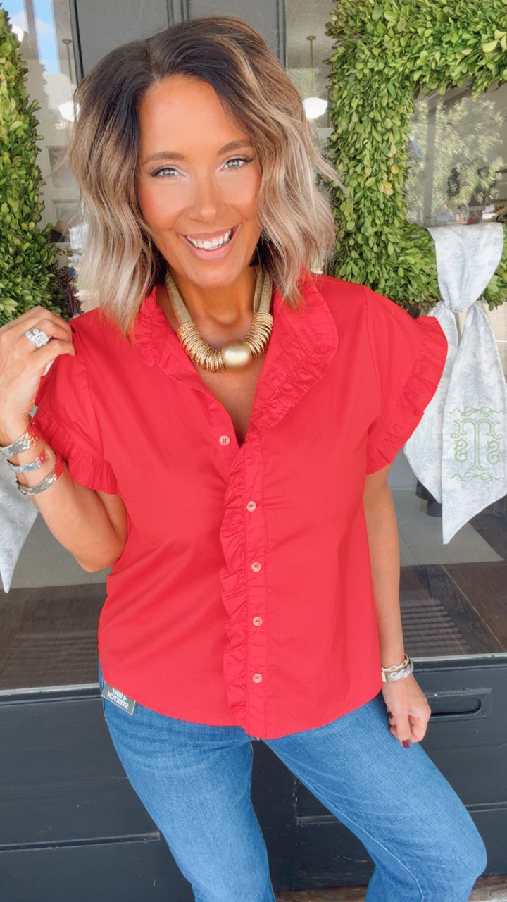 The Scarlett Ruffle Top