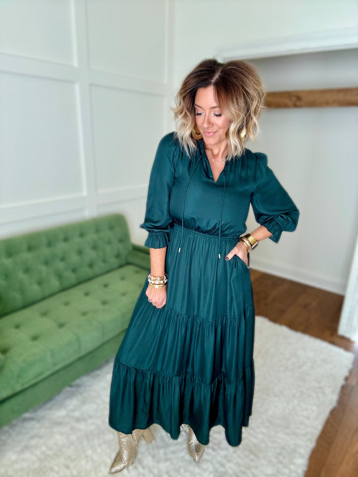 The Ruffle Tiered Maxi Dress