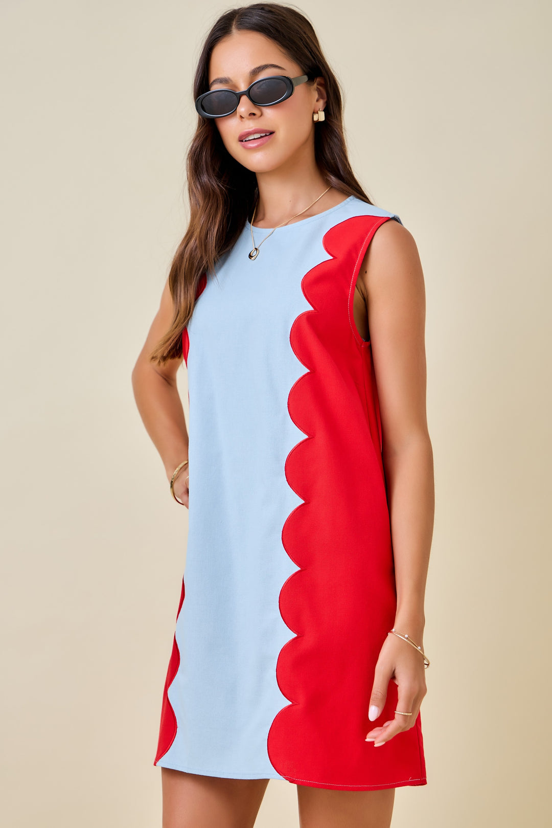 The Rebel Scallop Dress