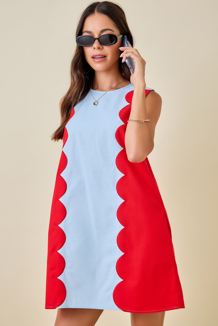 The Rebel Scallop Dress