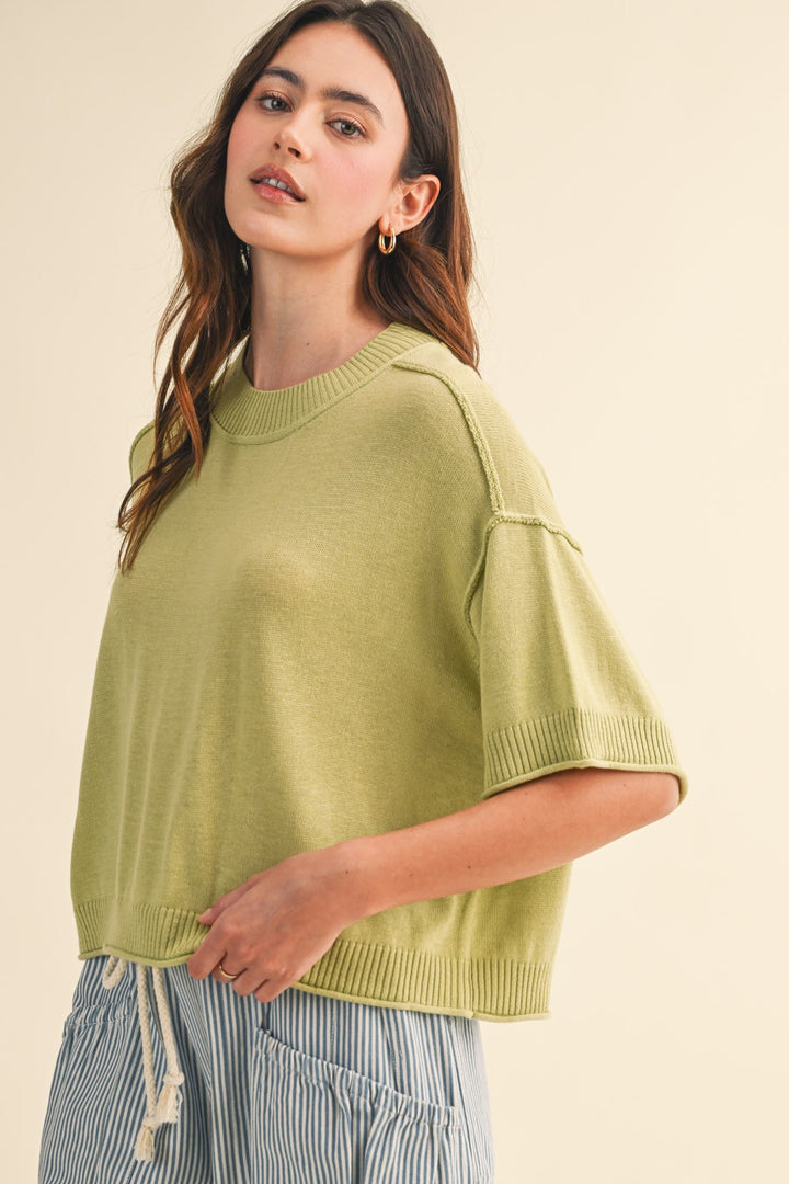 The Blush & Bloom Mock Neck