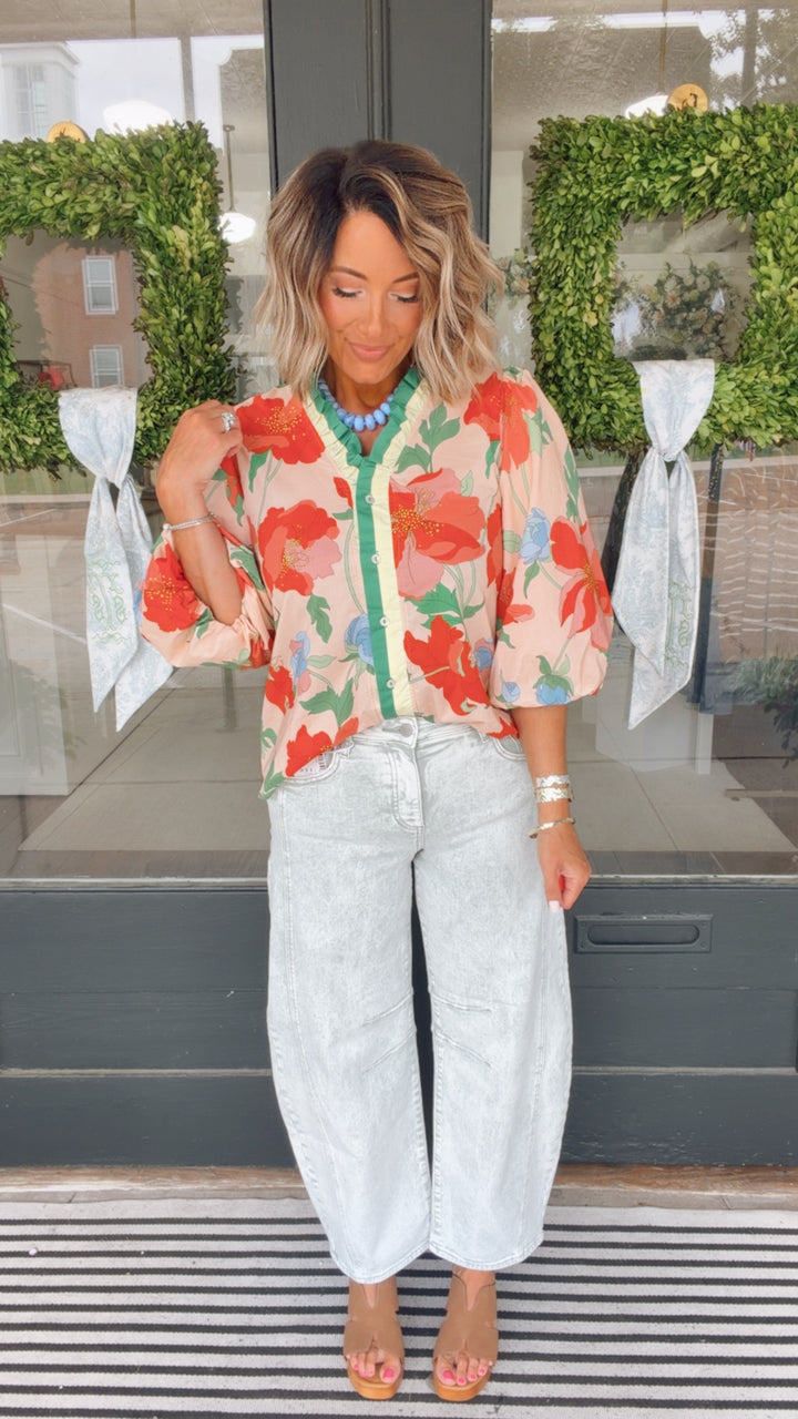The Poppy Garden Blouse