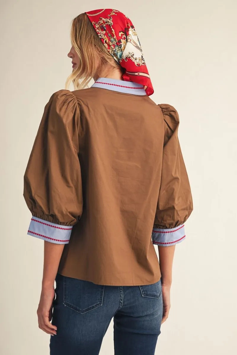 The Emerson Scallop Top