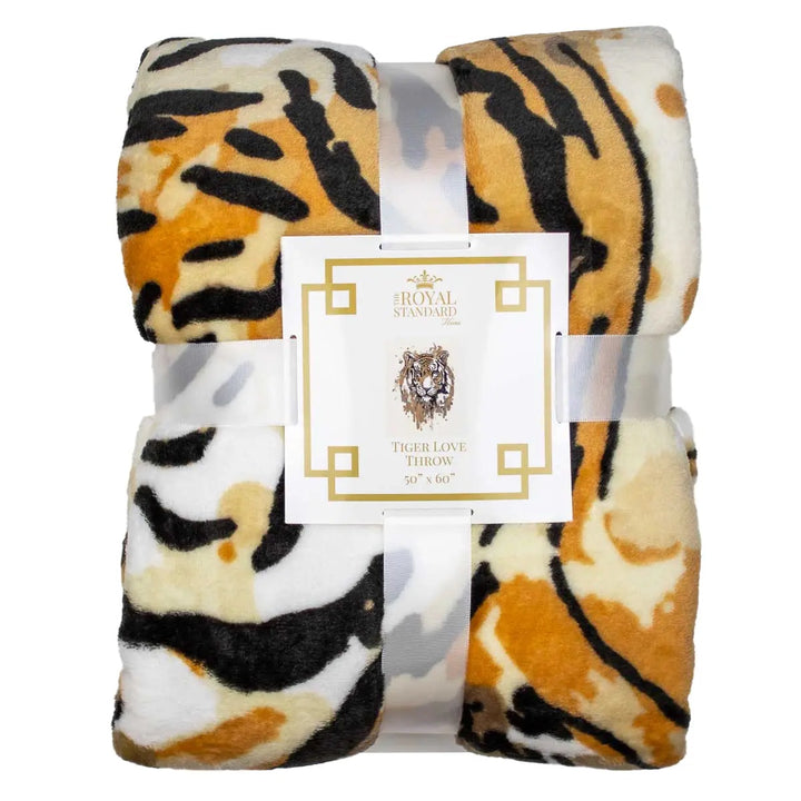 The Tiger Love Throw Blanket
