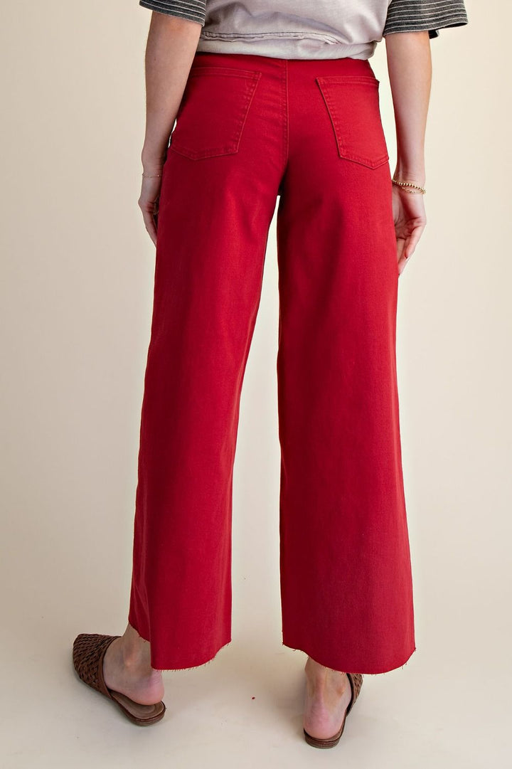The Scarlett Raw Hem Pants