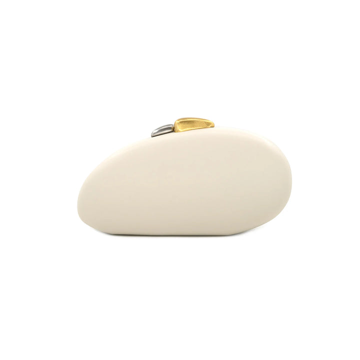 The Paulina Clutch Beige