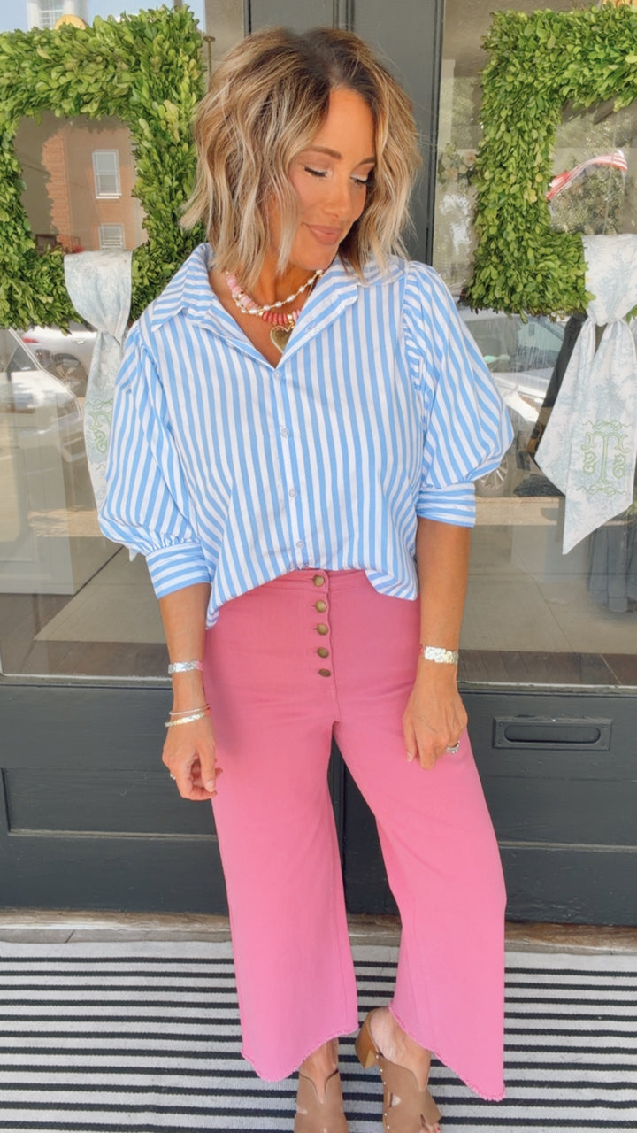 The Skylar Stripe Top