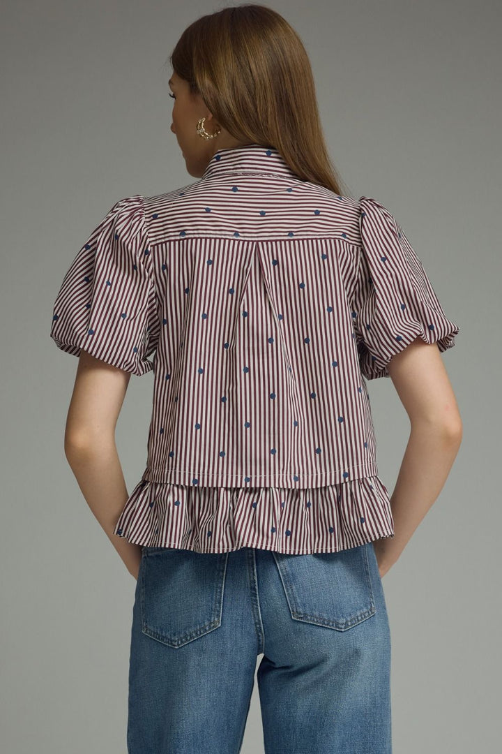 The Sutton Peplum Top
