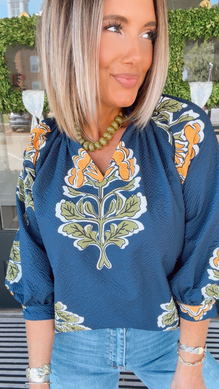 The Marigold Vine Top