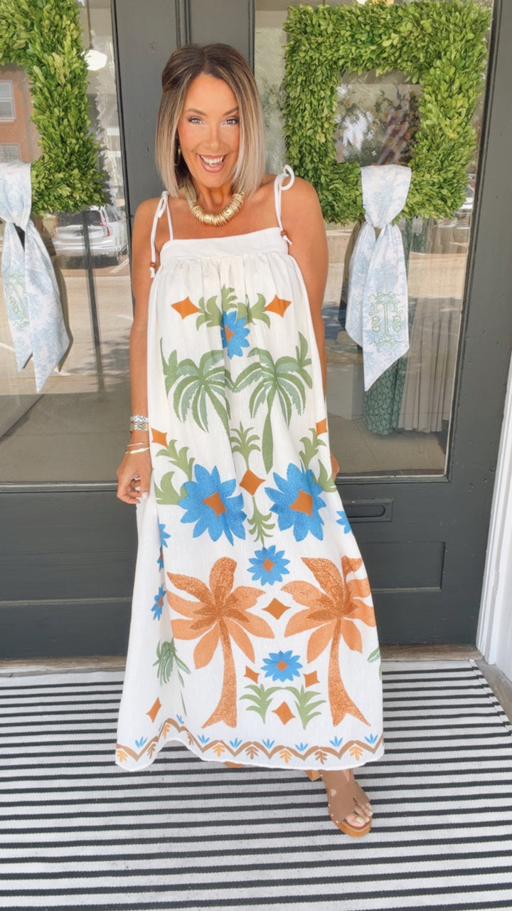 The Palm Haven Maxi Dress