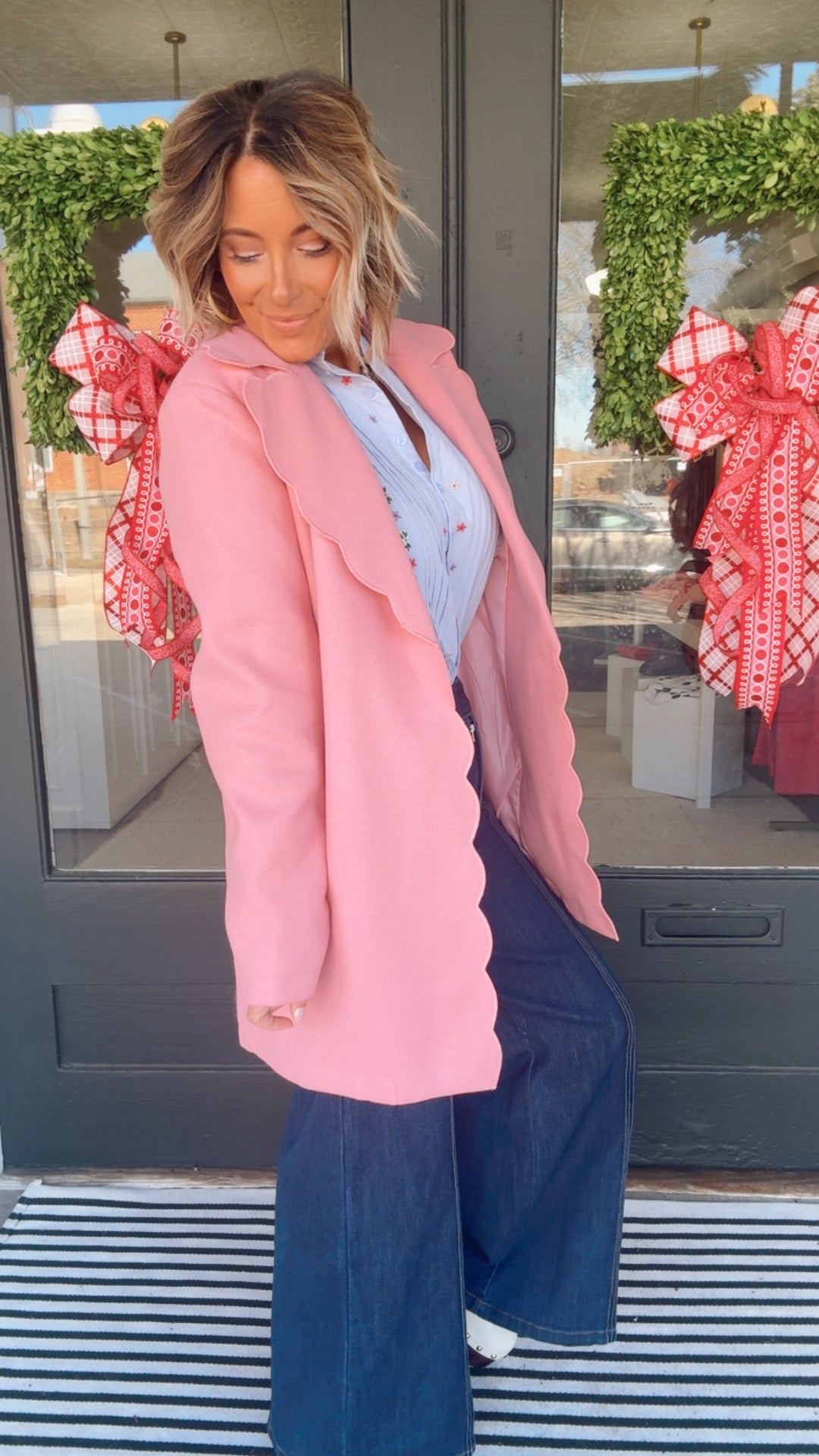 The Harper Blush Coat