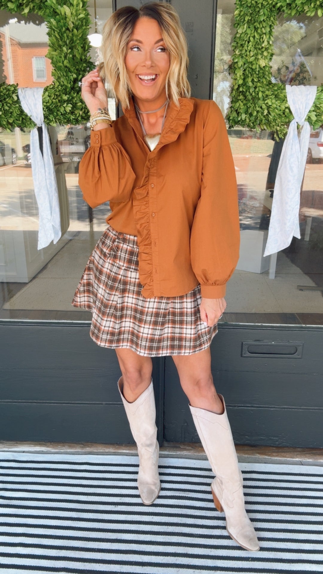 Plaid Penny Skirt