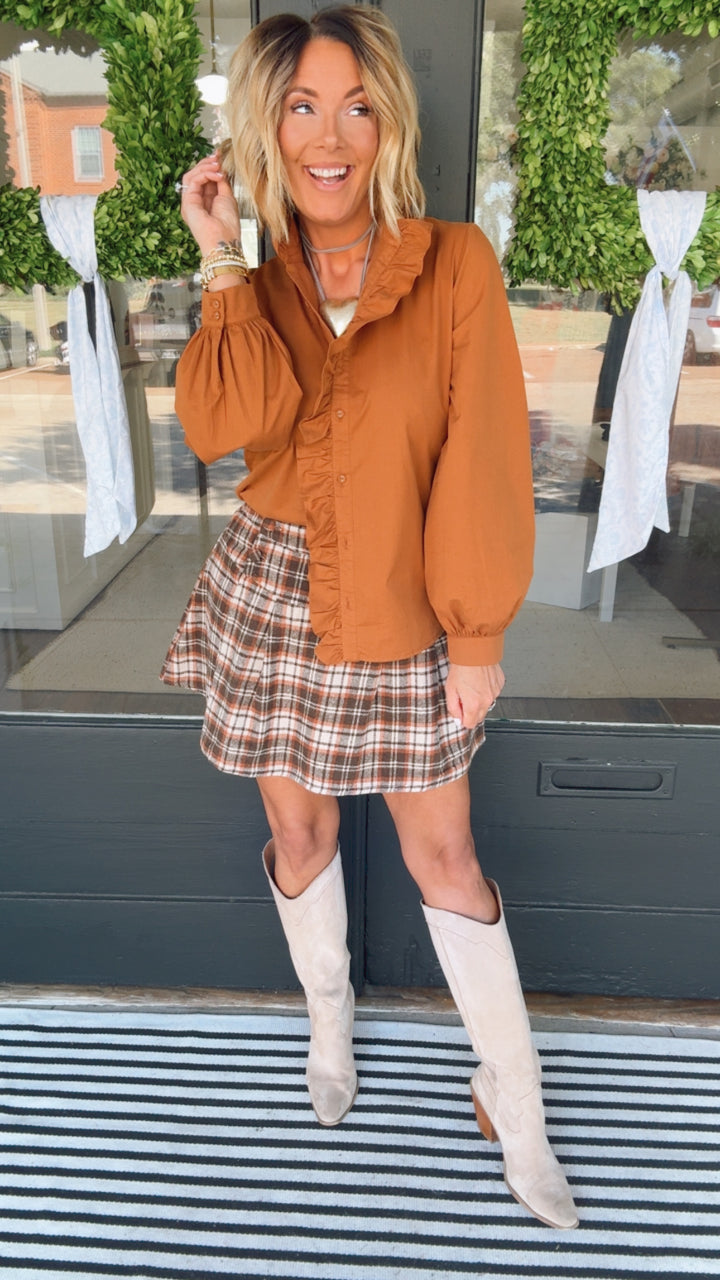 Plaid Penny Skirt
