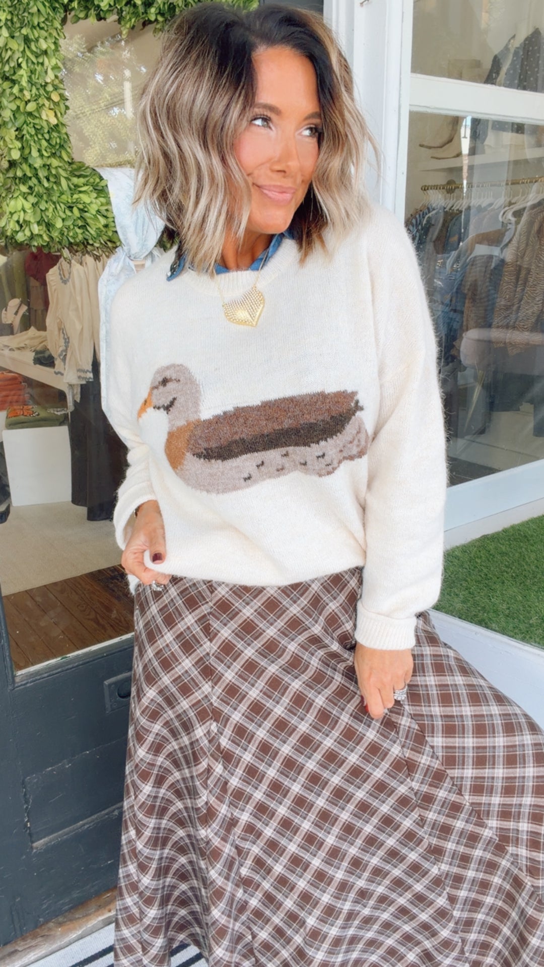 The Mallard Moment Sweater