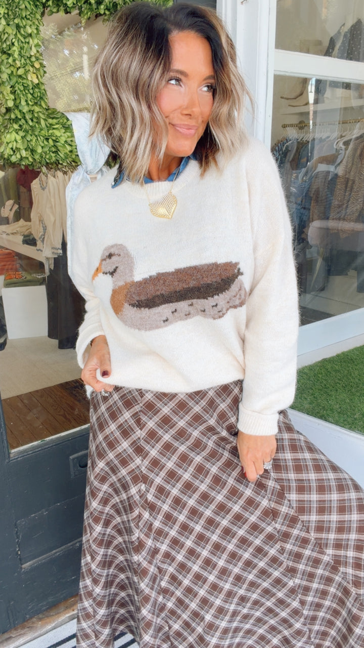 The Mallard Moment Sweater